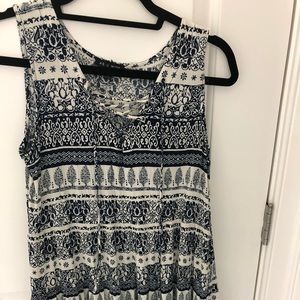 Worn once as u wish blue and white size m dress
